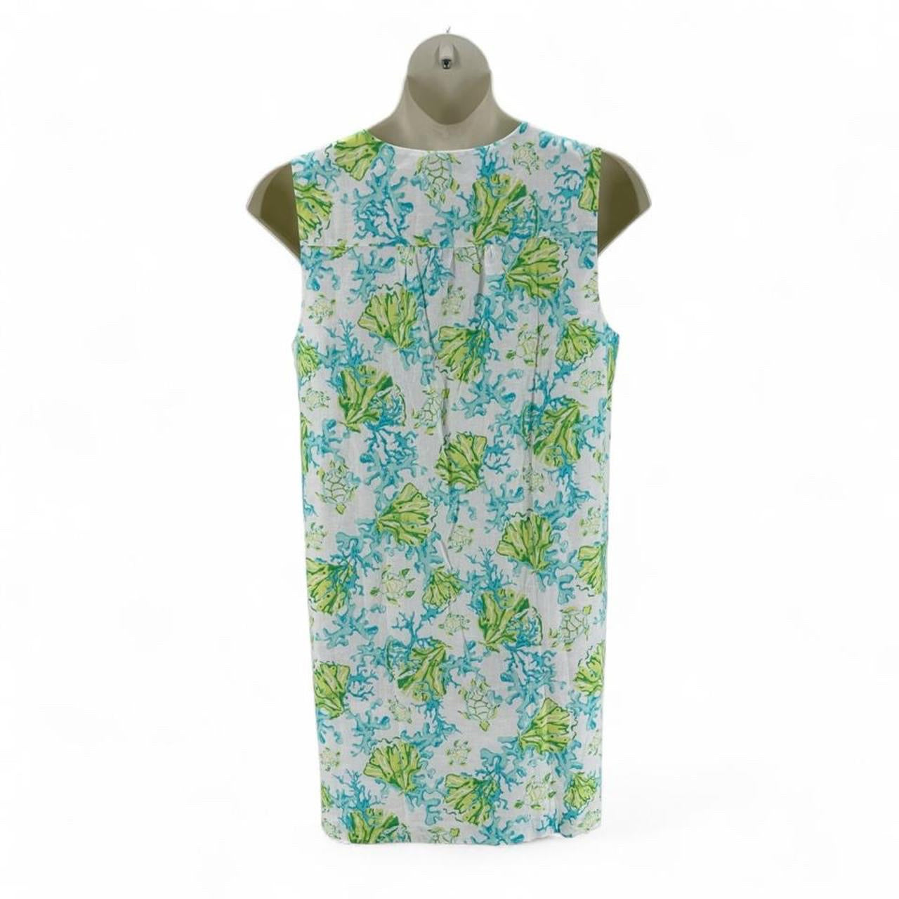 Size L J JILL Linen seashells Dress
