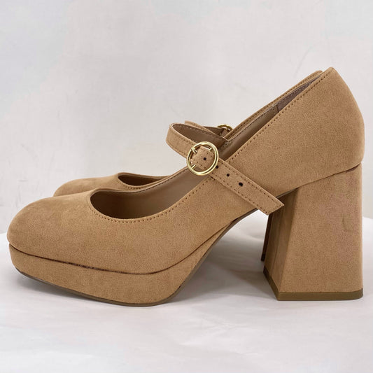Tan W Shoe Size 7.5 SUN & STONE Heels