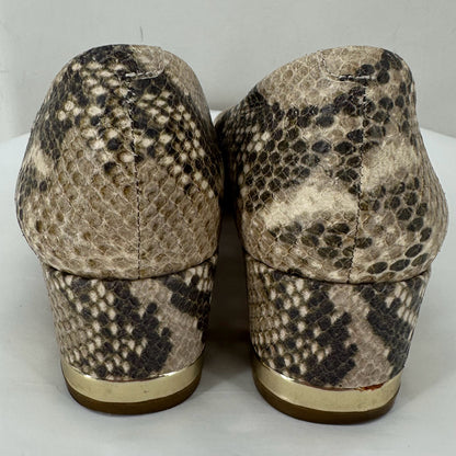 BROWN W Shoe Size 8 COACH Flats