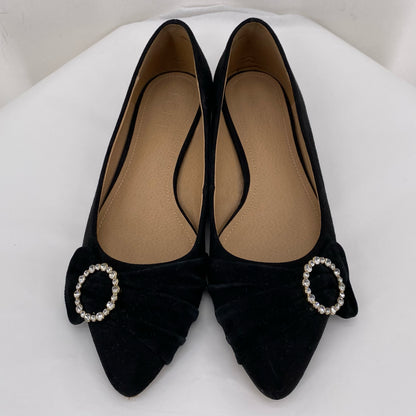 Black W Shoe Size 7.5 LOFT Flats