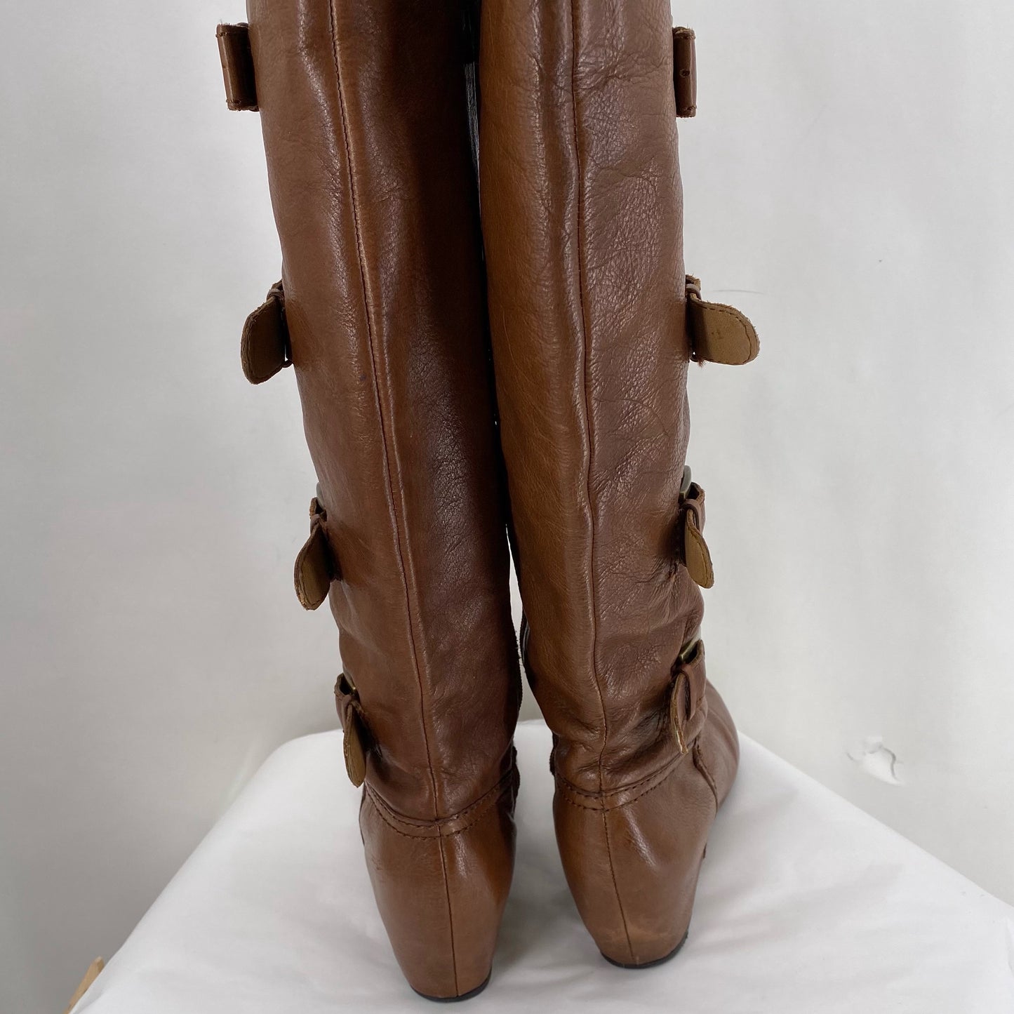 BROWN W Shoe Size 7 FRANCO SARTO Boots