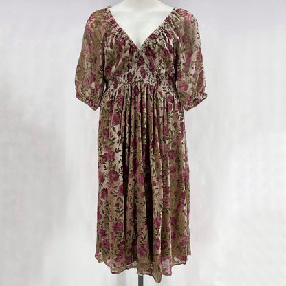 Size 0 TORRID Velvet FLOWERS Dress