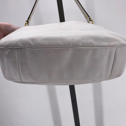 White COACH Leather Shoulder Bag