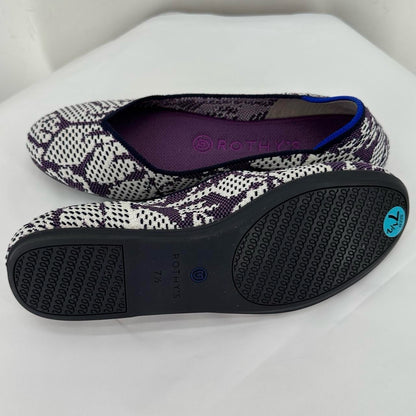 Purple W Shoe Size 7.5 ROTHY'S Flats
