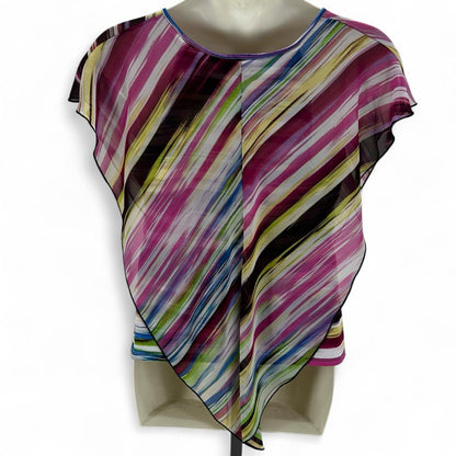 Size L NY COLLECTION Stripe Shirt