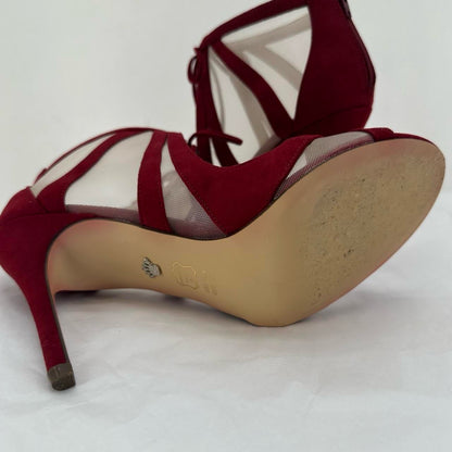 Red W Shoe Size 7.5 NINA Heels