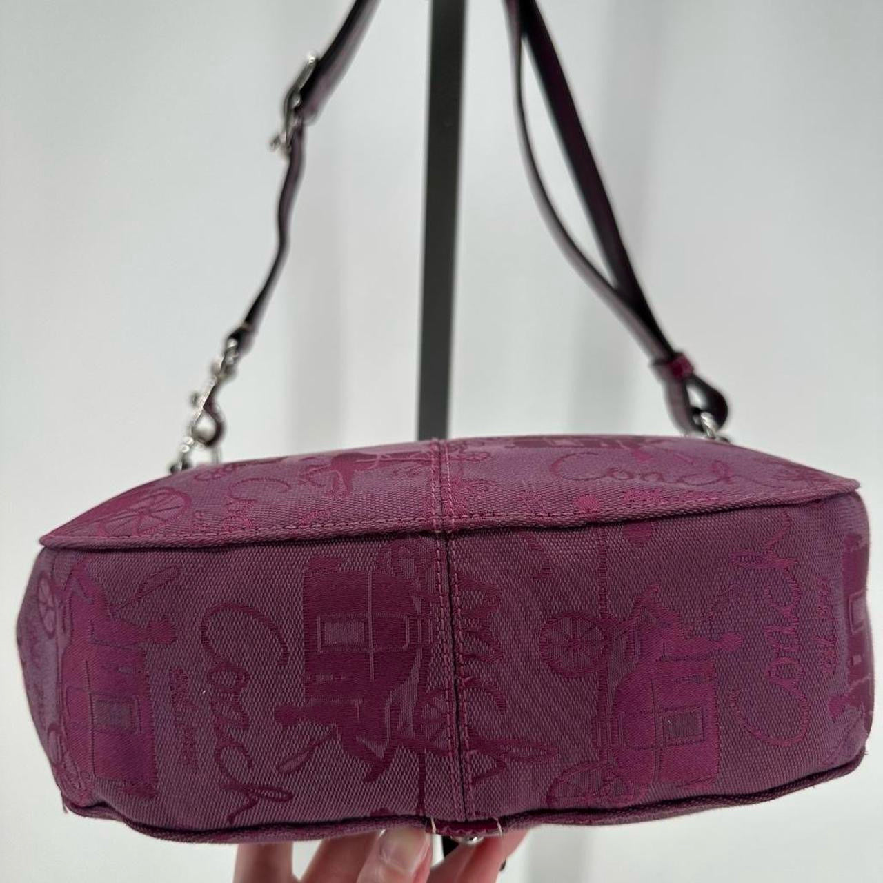 magenta COACH Cross-body