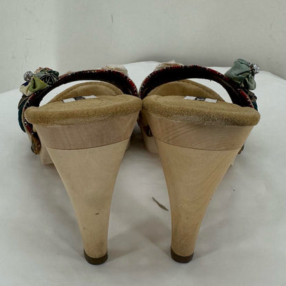 BROWN W Shoe Size 8.5 STEVE MADDEN Heels