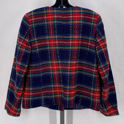 Size 10P TALBOTS Plaid Jacket