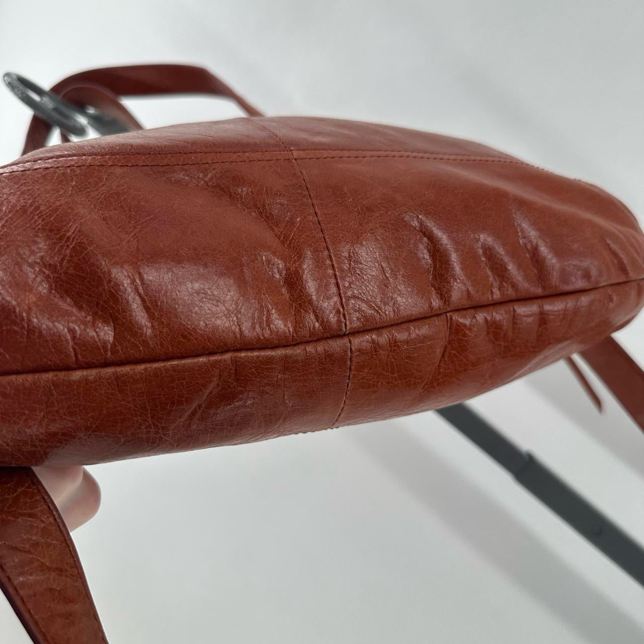 REDDISH BROWN Shoulder Bag