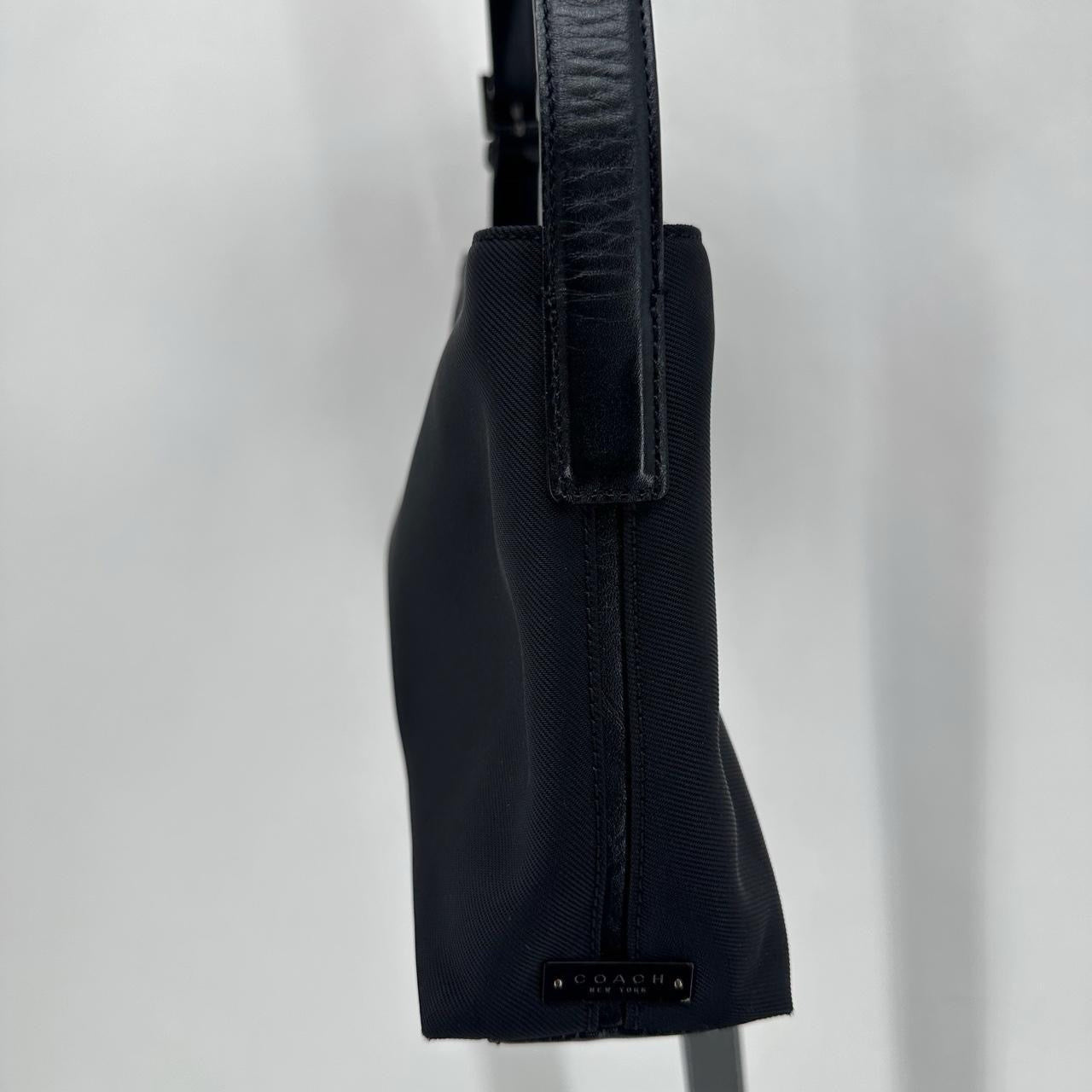 Black COACH FABRIC Shoulder Bag