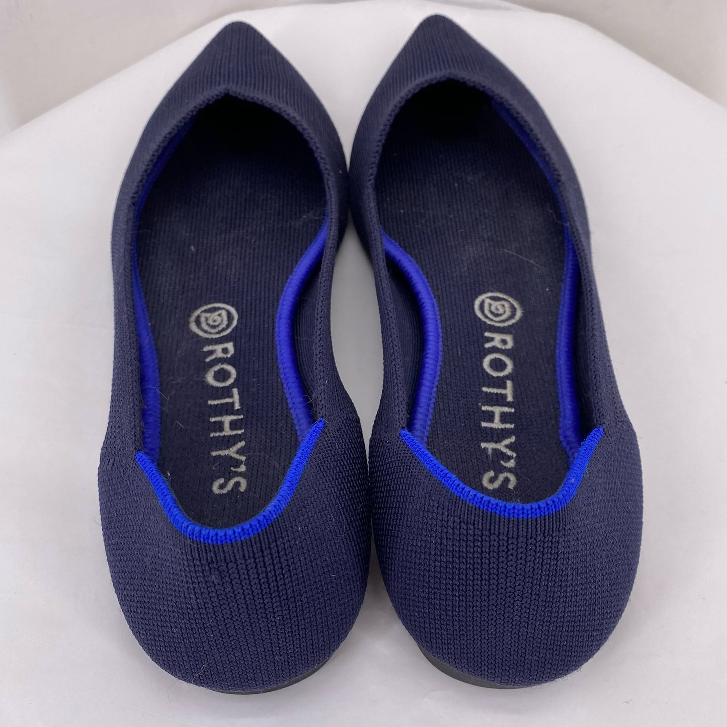 Navy W Shoe Size 9.5 ROTHY'S Flats