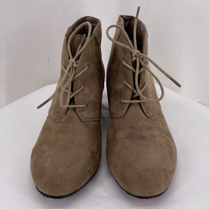 BROWN W Shoe Size 9 MARBELLA shooties/booties