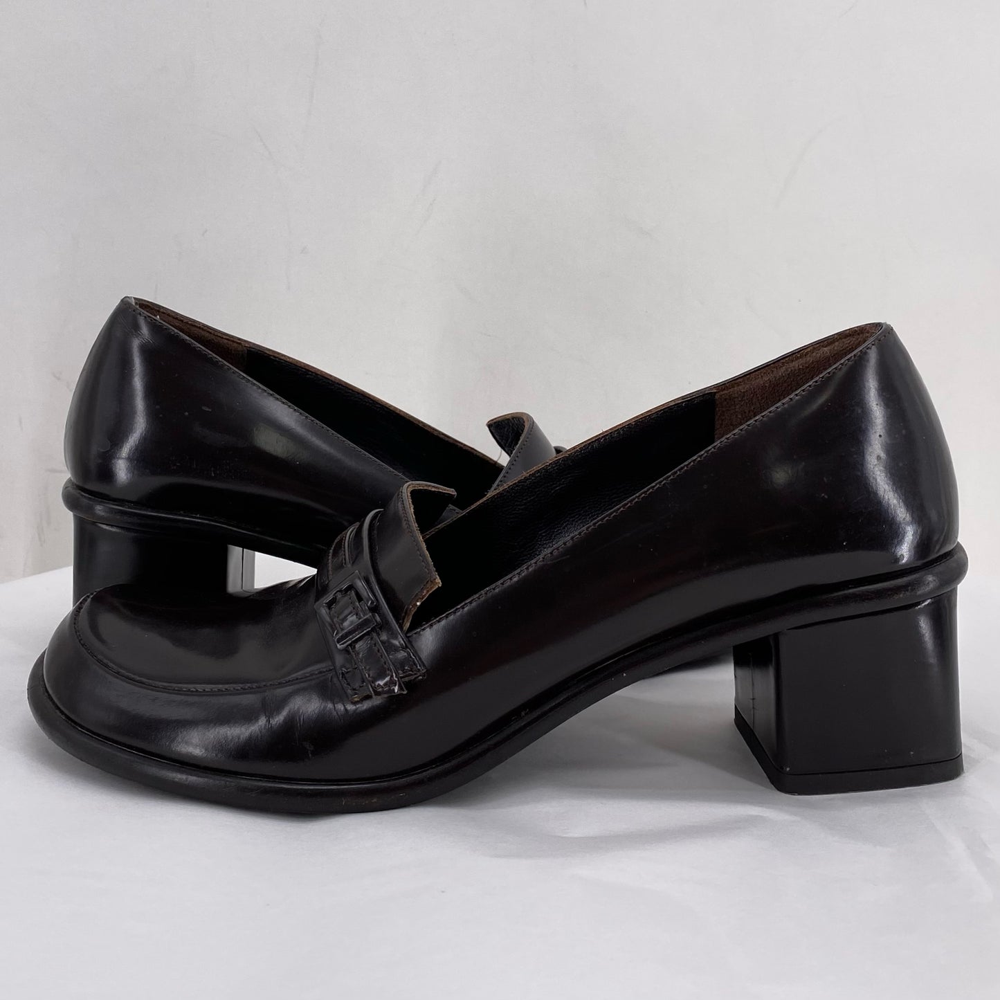 REDDISH BROWN W Shoe Size 6.5 VIA SPIGA Loafer