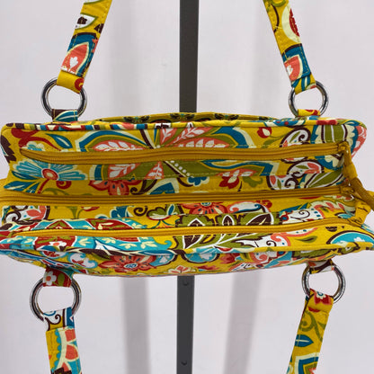 Yellow VERA BRADLEY FABRIC Tote