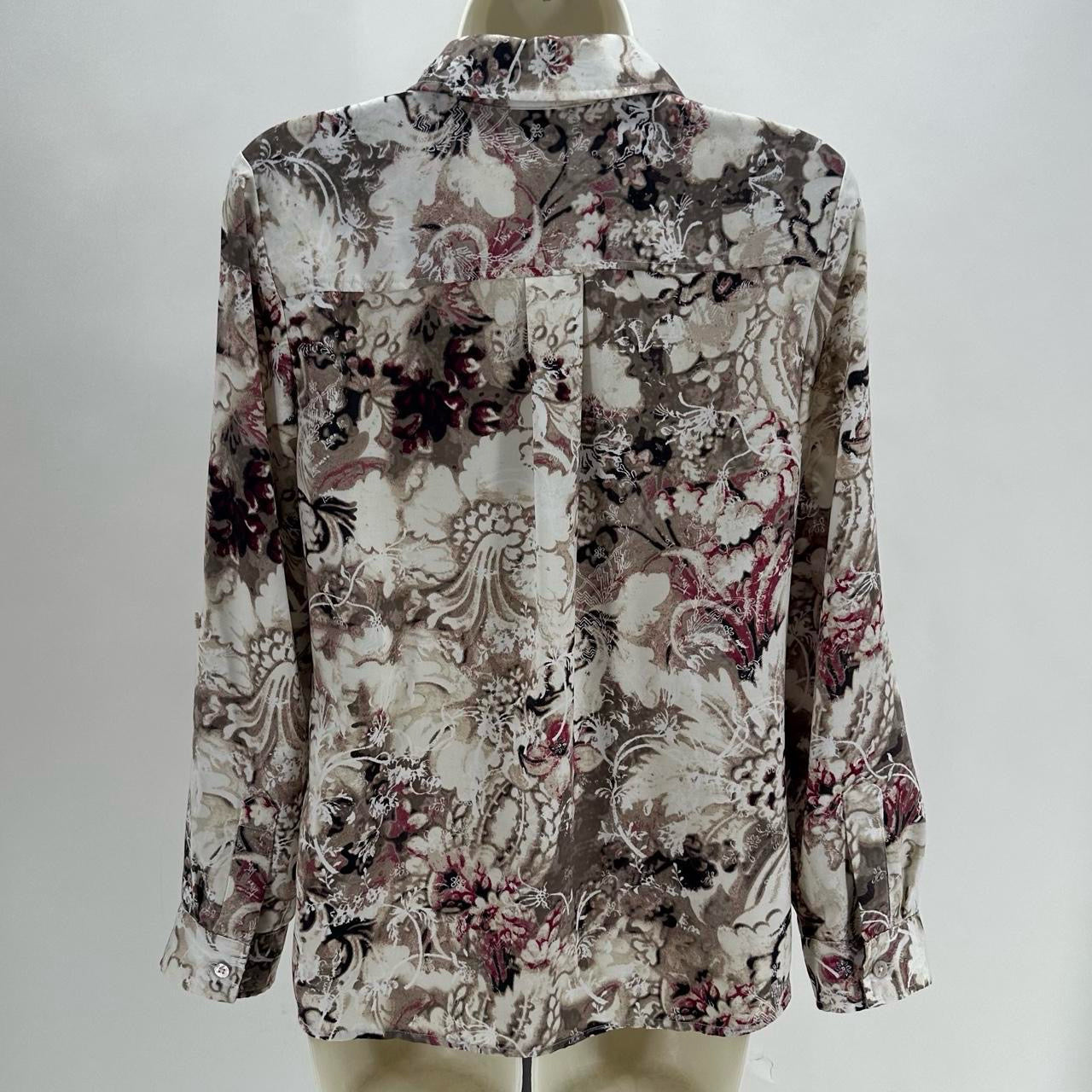Size 0 CHICO'S Floral Shirt
