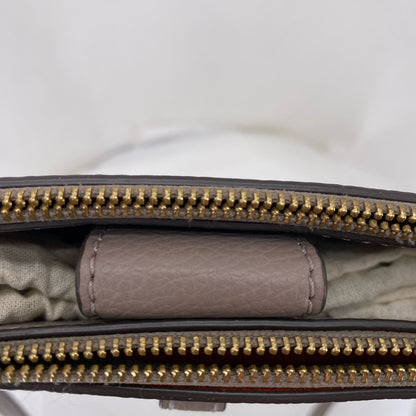 Beige TORY BURCH Leather Pebbeled Leather Cross-body