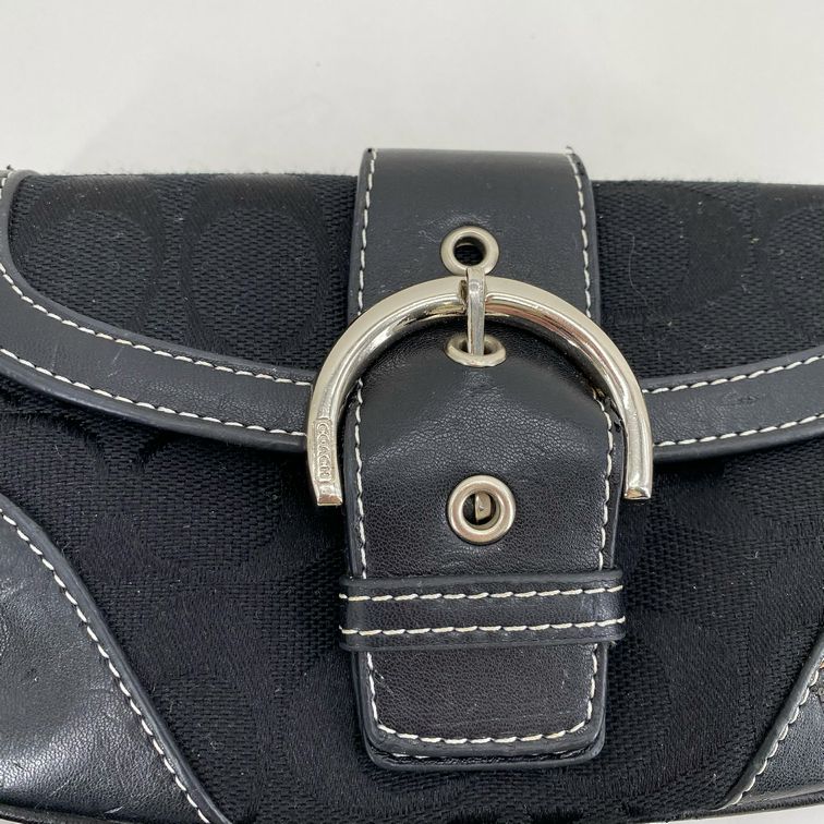 Black COACH Wristlet