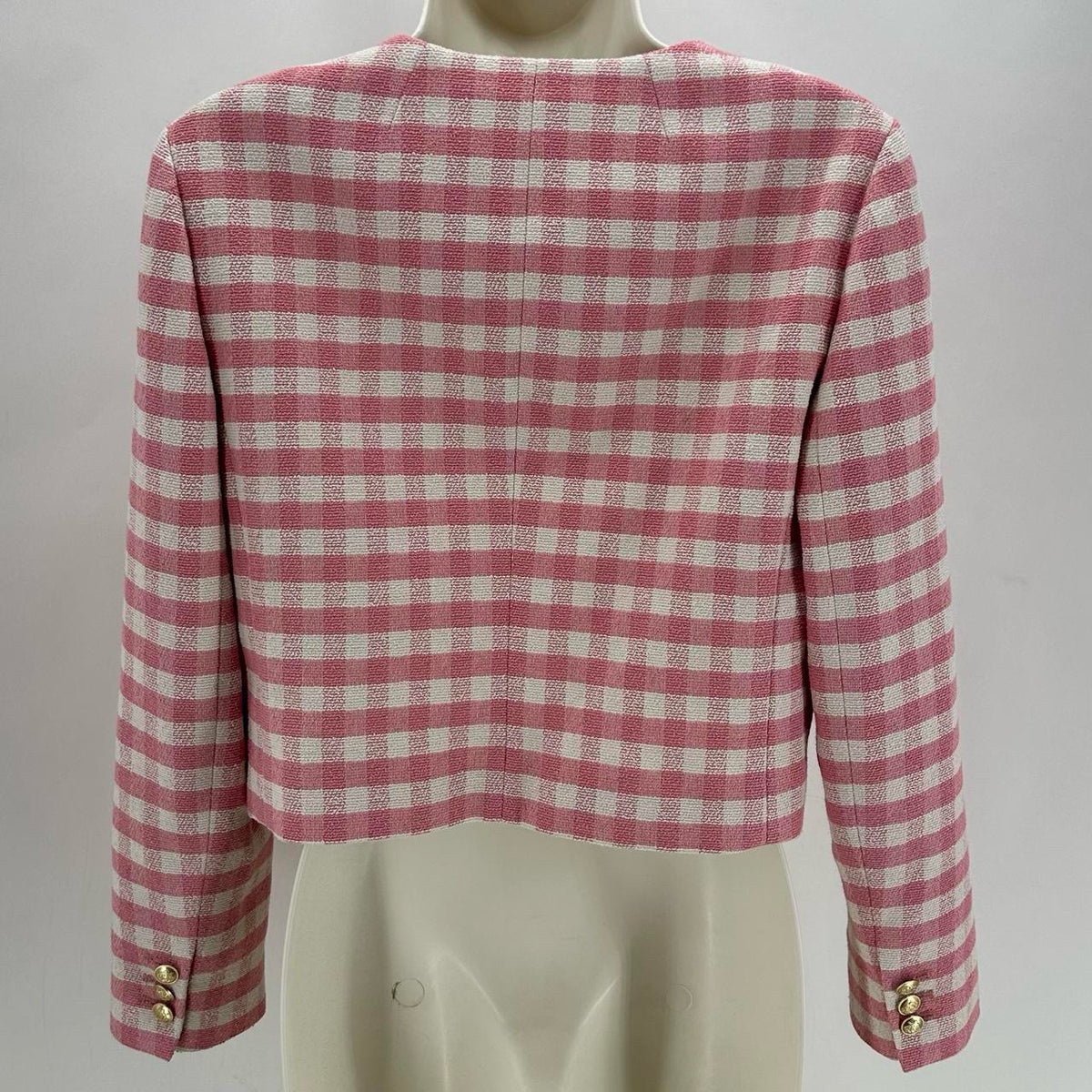 Size 6 J CREW Checkered Jacket