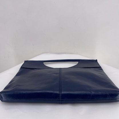 Navy HOBO Leather Clutch