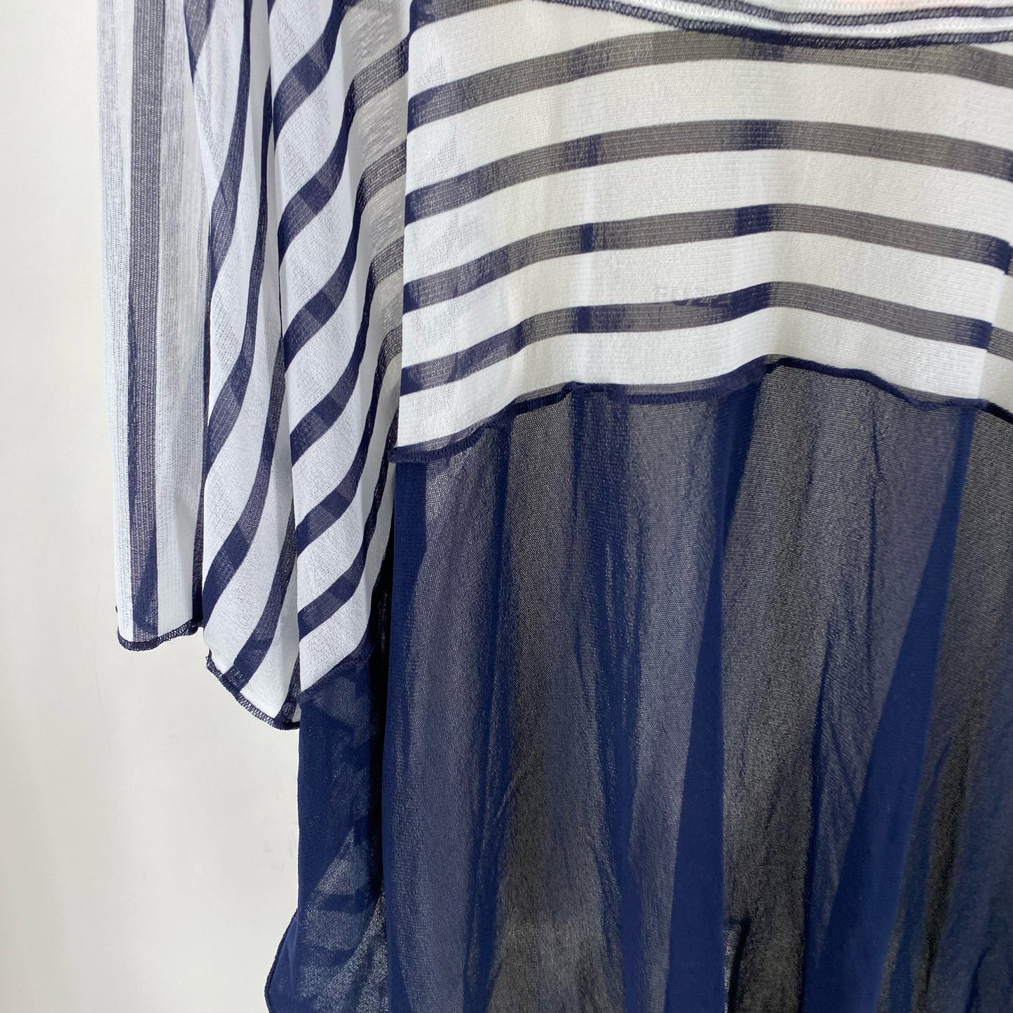 Size S FUZZI Stripe PONCHO