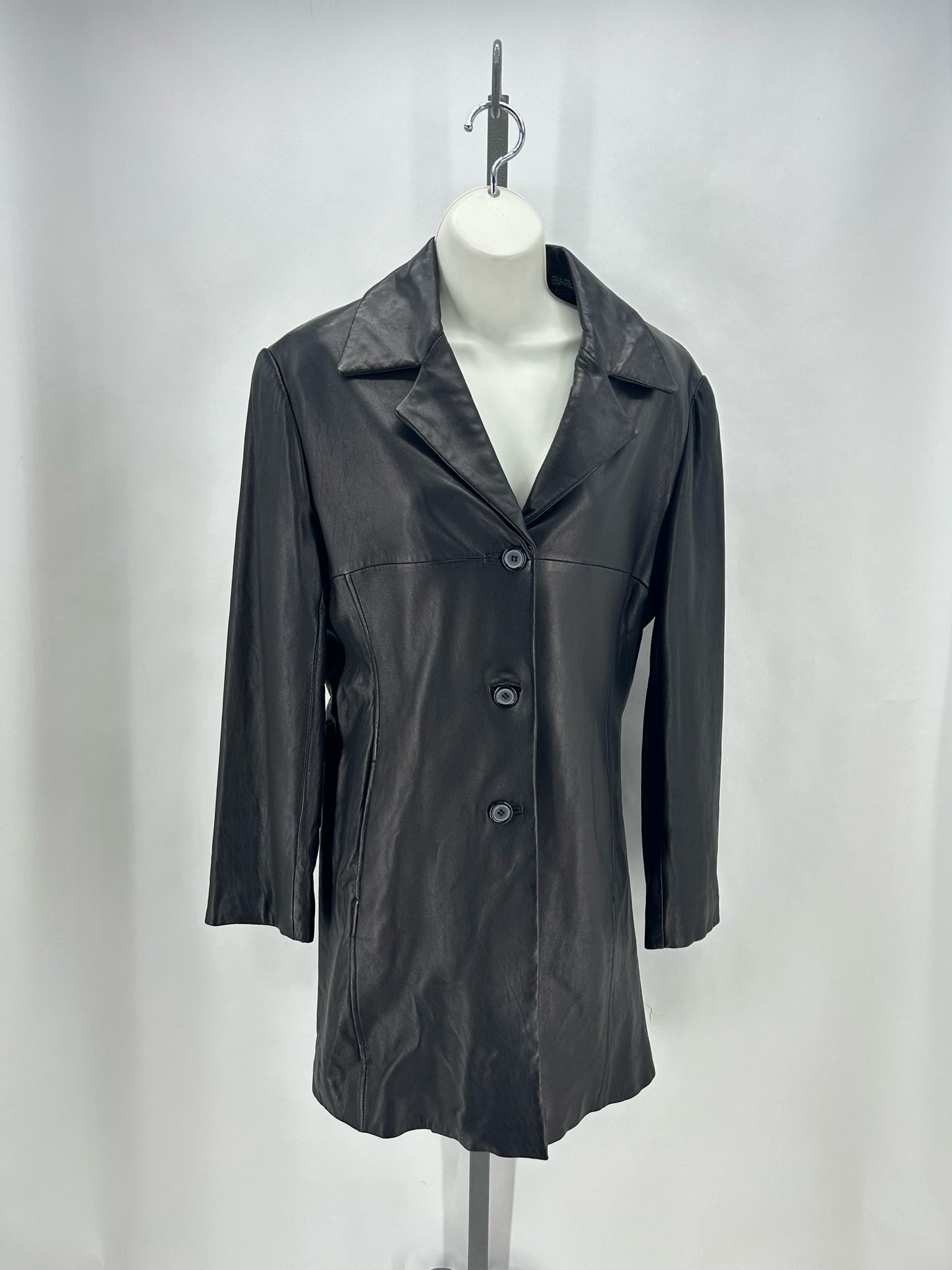 Size M TIBOA Leather Coat