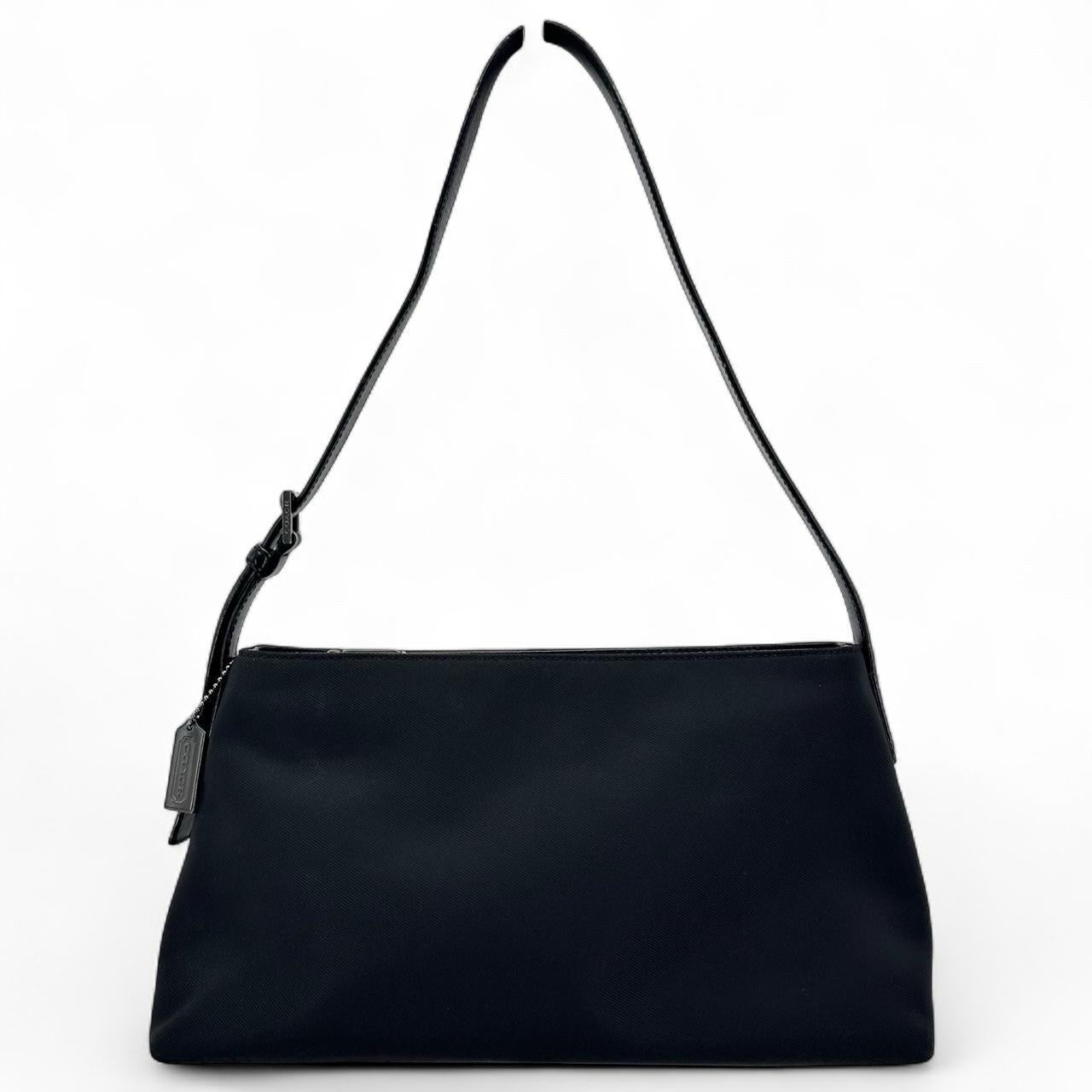 Black COACH FABRIC Shoulder Bag