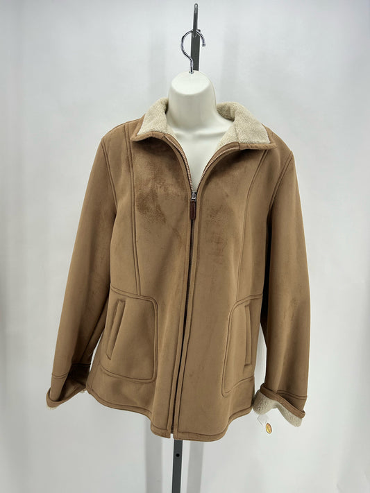 Size L TALBOTS FAUX SUEDE JACKET(outdoor)