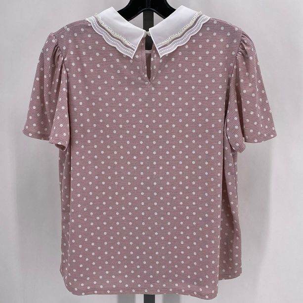 Size M FAITH AND JOY Polka Dot Shirt