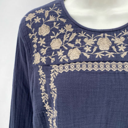 Size M J JILL GAUZE Tunic