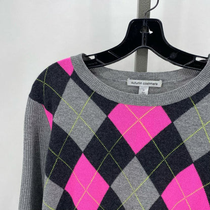 Size M AUTUMN CASHMERE Argyle Cashmere Sweater