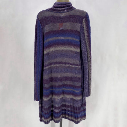 Size 1 CHICO'S Stripe Cardigan