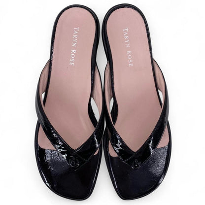 Black W Shoe Size 9 TARYN ROSE Sandals