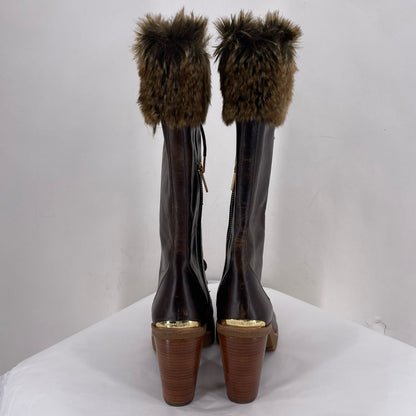 BROWN W Shoe Size 6 MICHAEL KORS Boots