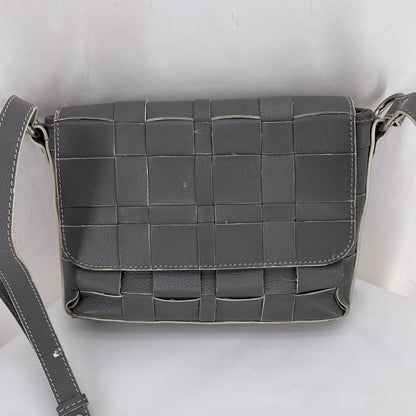 Gray NINO BOSSI Leather Cross-body