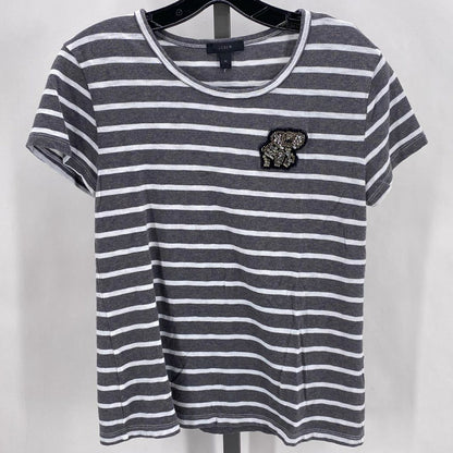 Size M J CREW Stripe Shirt