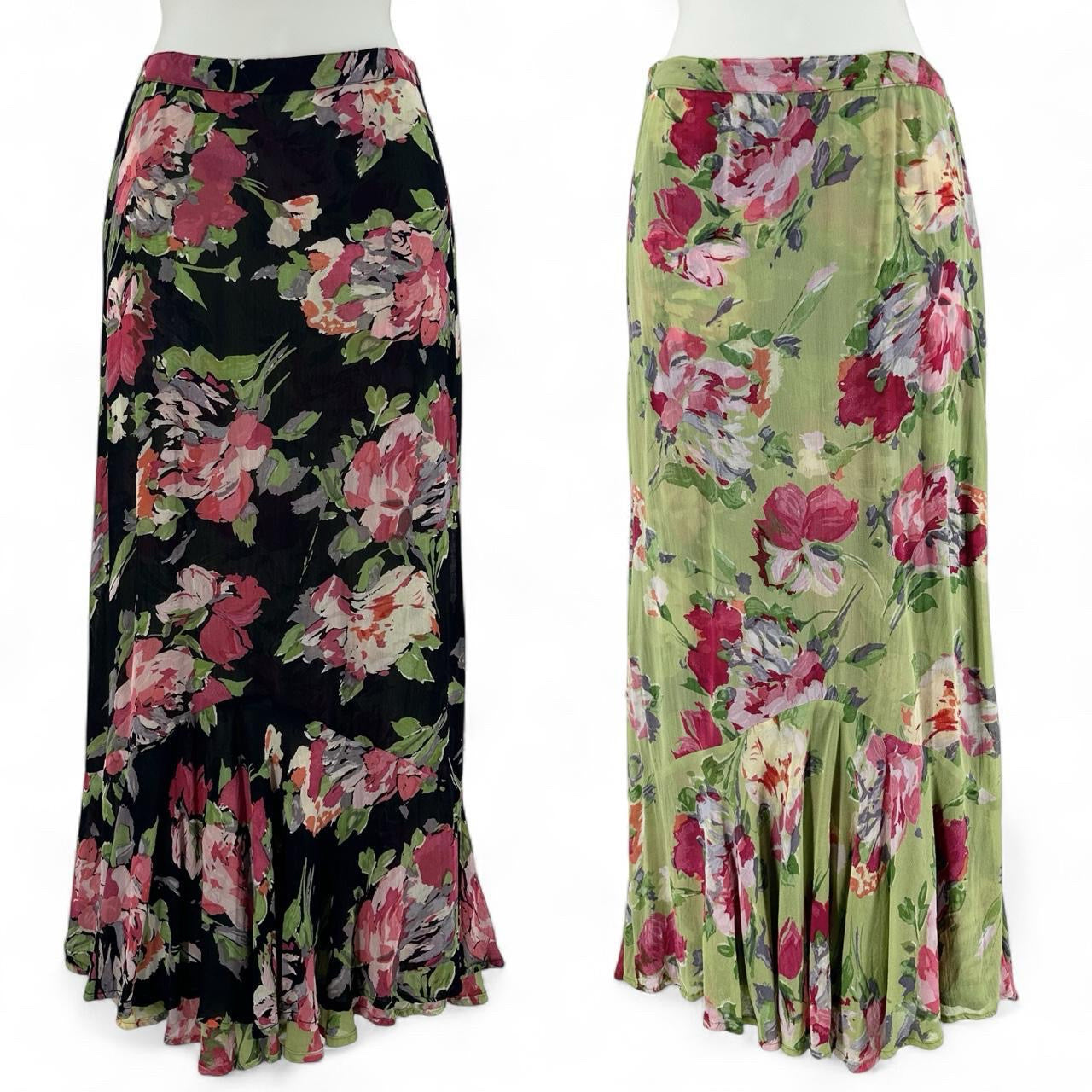 Size S SARAH ARIZONA Floral Rayon Skirt