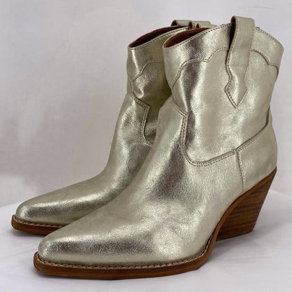 GOLD W Shoe Size 8 ZODIAC Boots