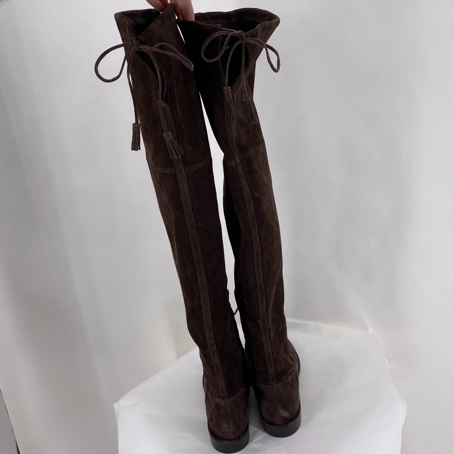 DARK BROWN W Shoe Size 8.5 FRYE Boots