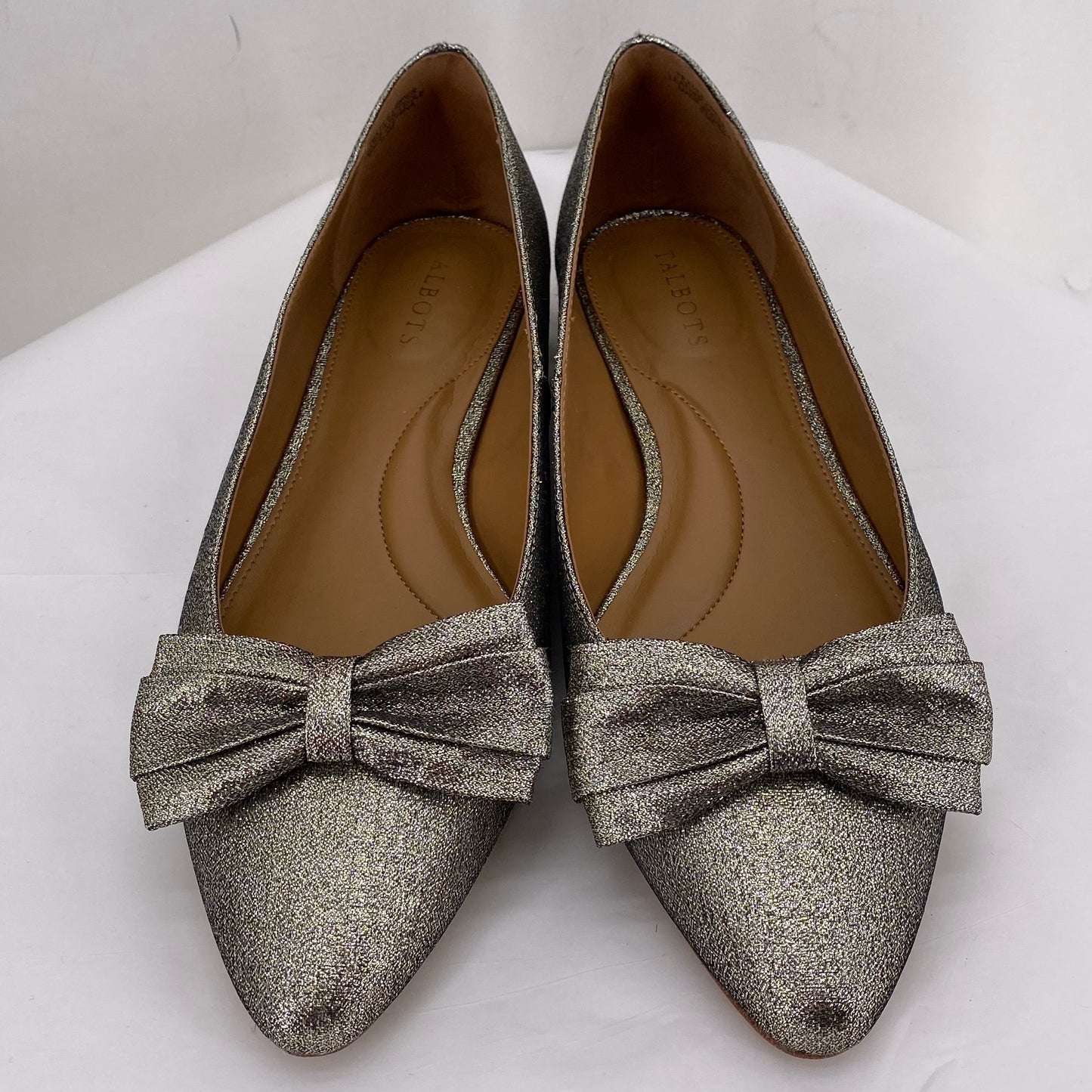GOLD W Shoe Size 9.5 TALBOTS Flats