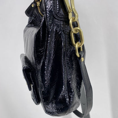 Black COACH Leather Shoulder Bag