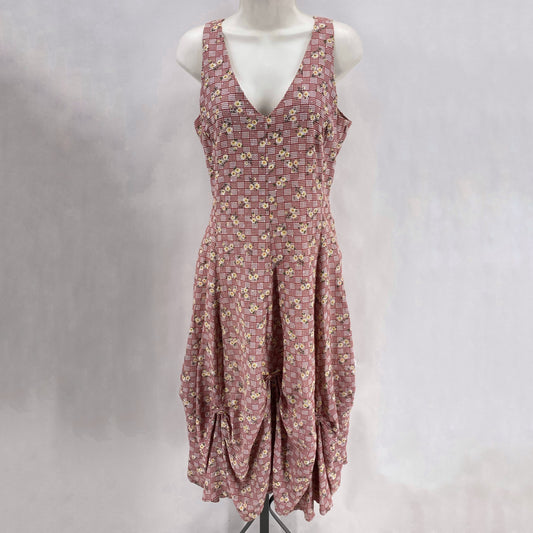 Size 10 HEART.NL CHECKERED/FLORAL Dress
