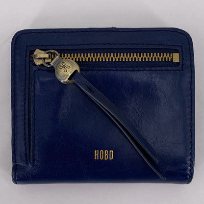 Navy HOBO Leather Wallet