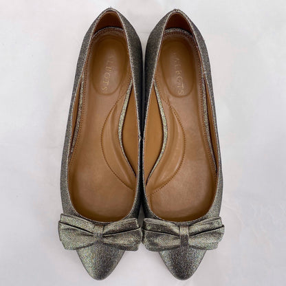 GOLD W Shoe Size 9.5 TALBOTS Flats