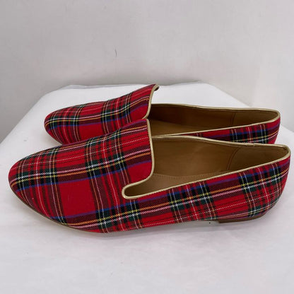 Red W Shoe Size 8.5 J CREW Flats