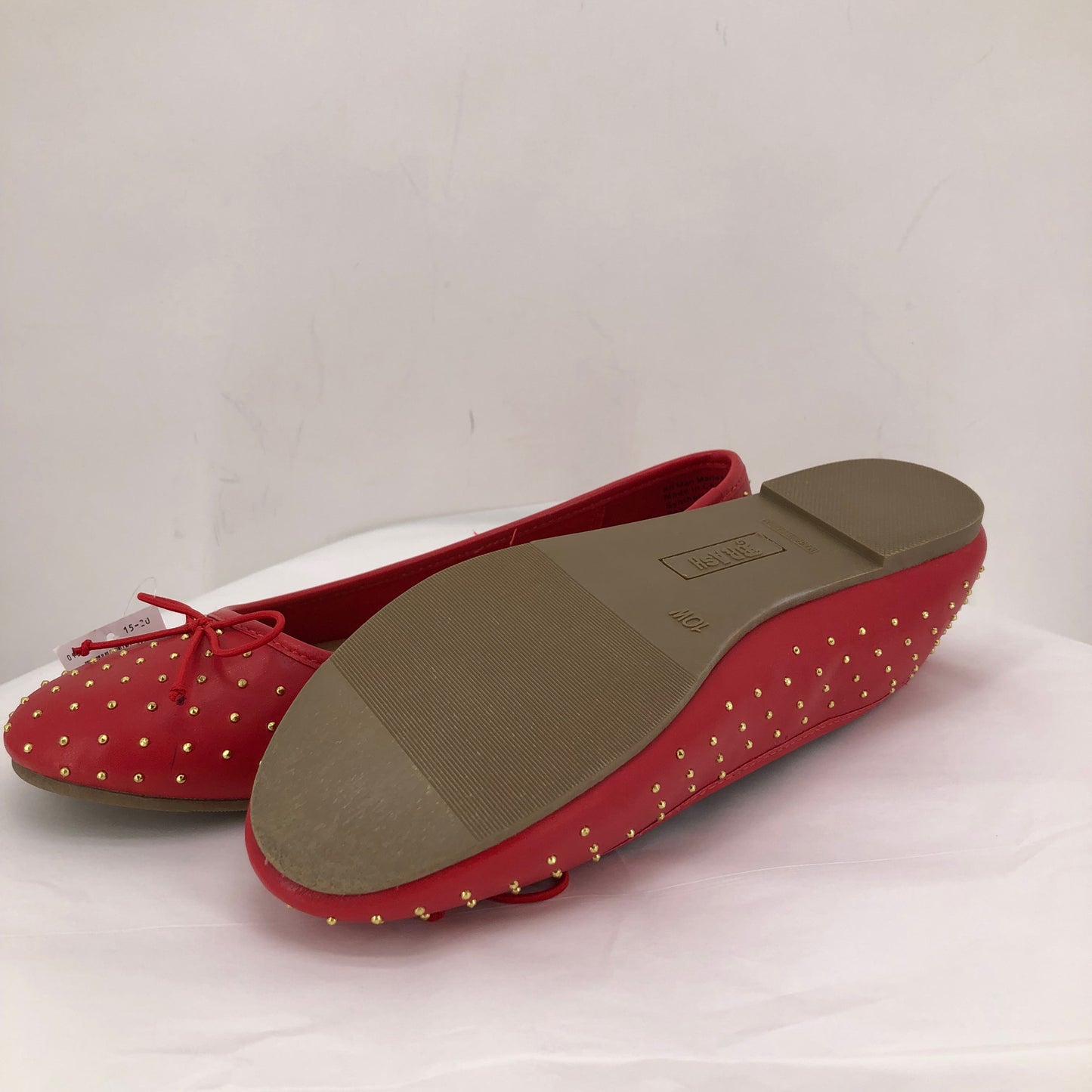 Red W Shoe Size 10 BRASH Flats