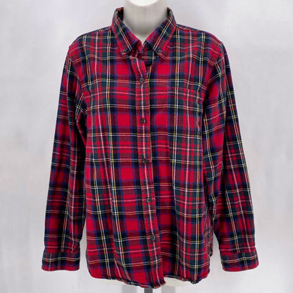 Size L LL BEAN TARTAIN Shirt