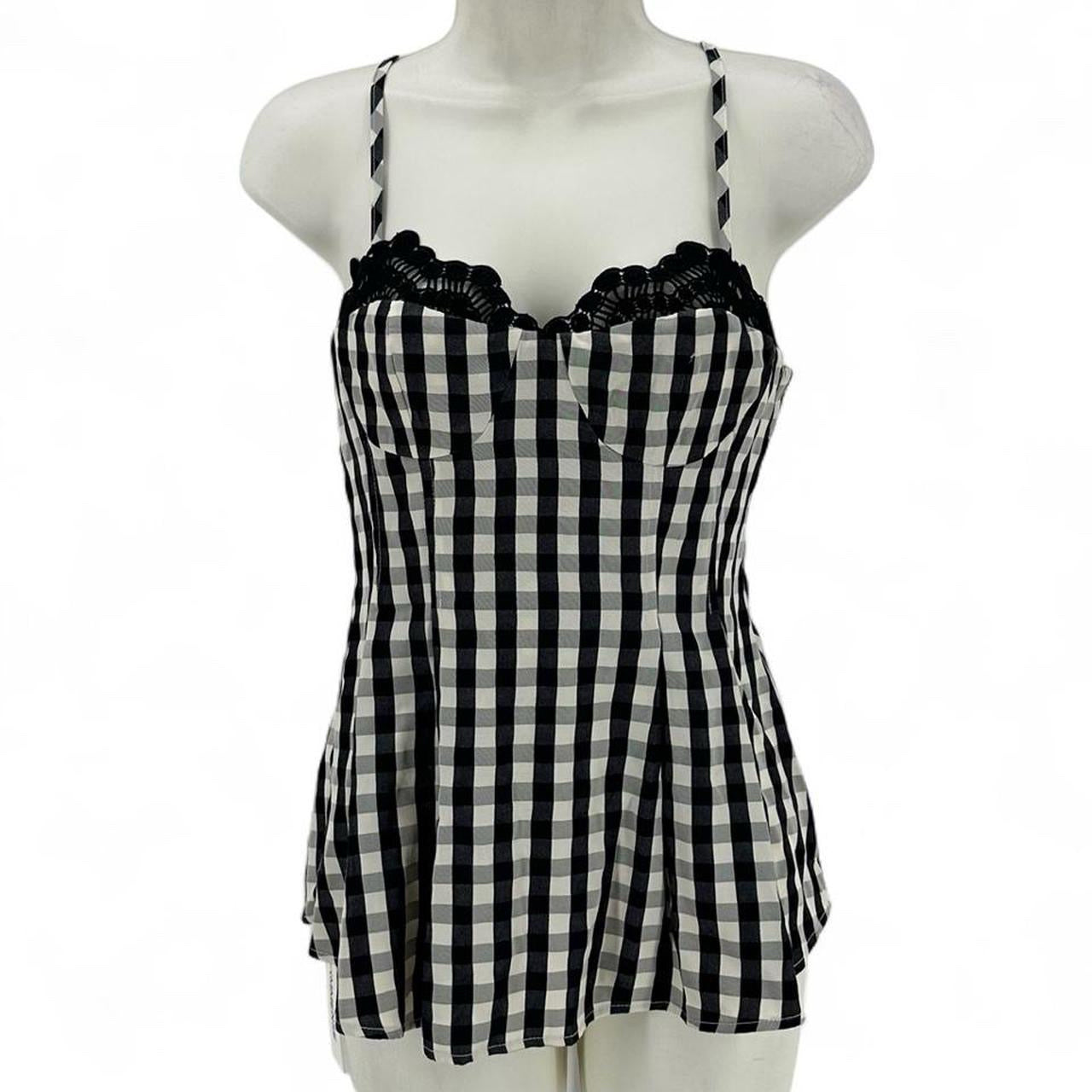 Size S COMMENSE Checkered Shirt