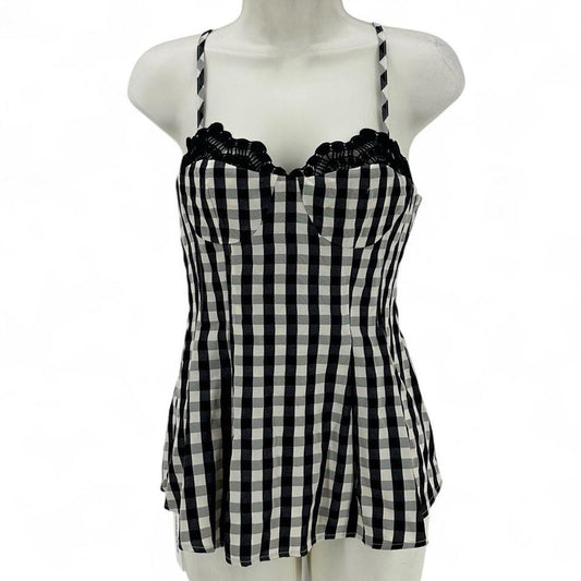 Size S COMMENSE Checkered Shirt