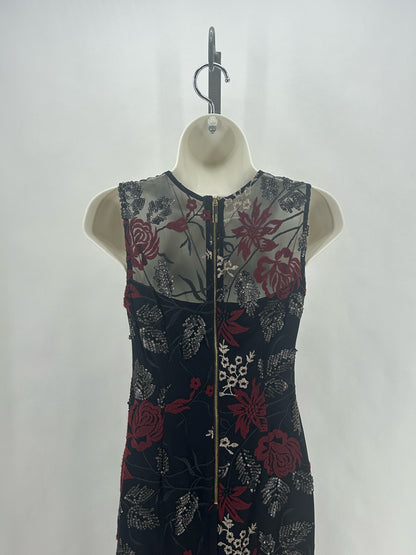 Size 2 CALVIN KLEIN NET Floral Dress